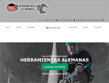 Tablet Screenshot of herramientasalemanas.com
